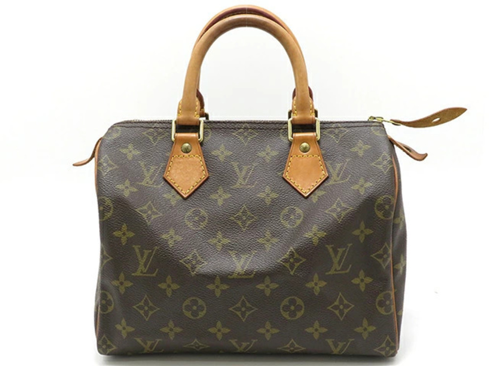 LOUIS VUITTON bag handbag Speedy Monogram Leather Brown